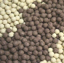 Dustless precision pellets grainbased