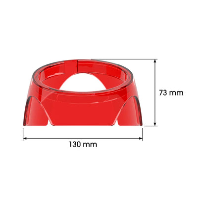 Angled House dimensions, front