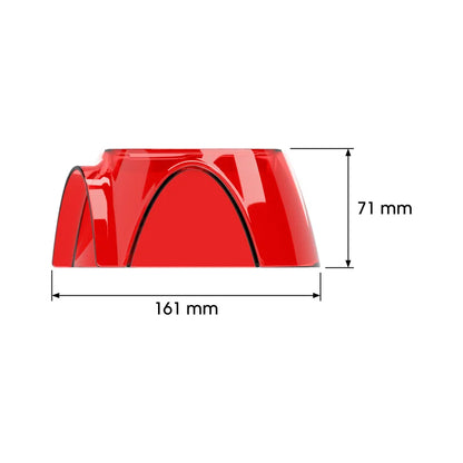 Mouse House dimensions, front
