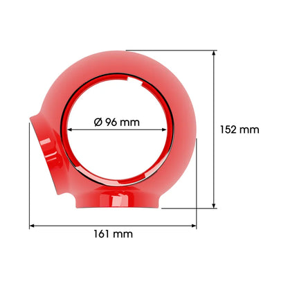 Mouse House dimensions, top