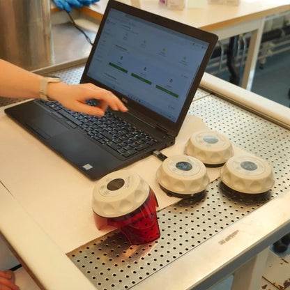 NestLab Monitor on a lab laptop with Advanced Nodes