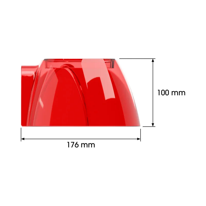 Rat house dimensions, side